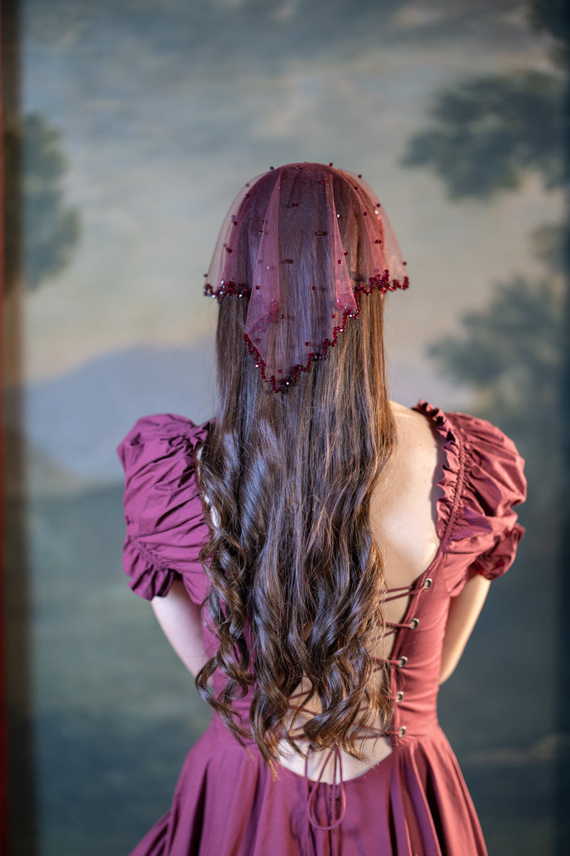 Modern Maiden Headscarf in Wine Pre-Order