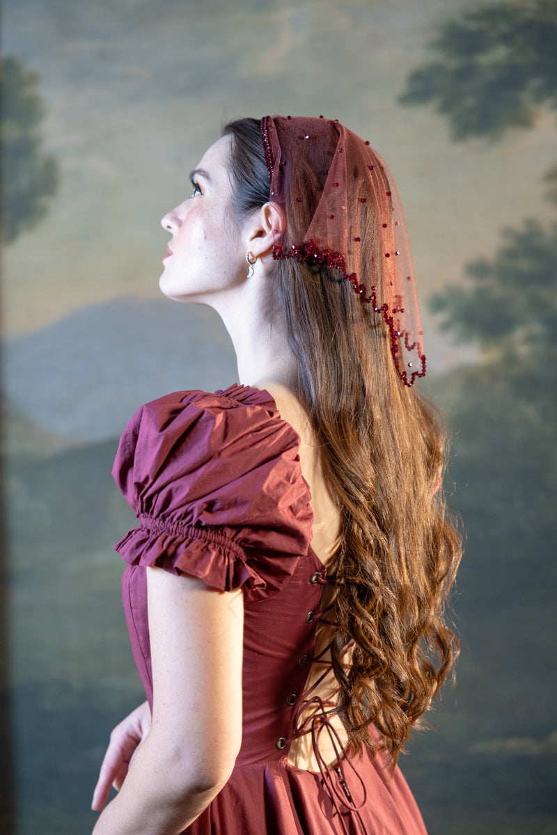 Modern Maiden Headscarf in Wine Pre-Order