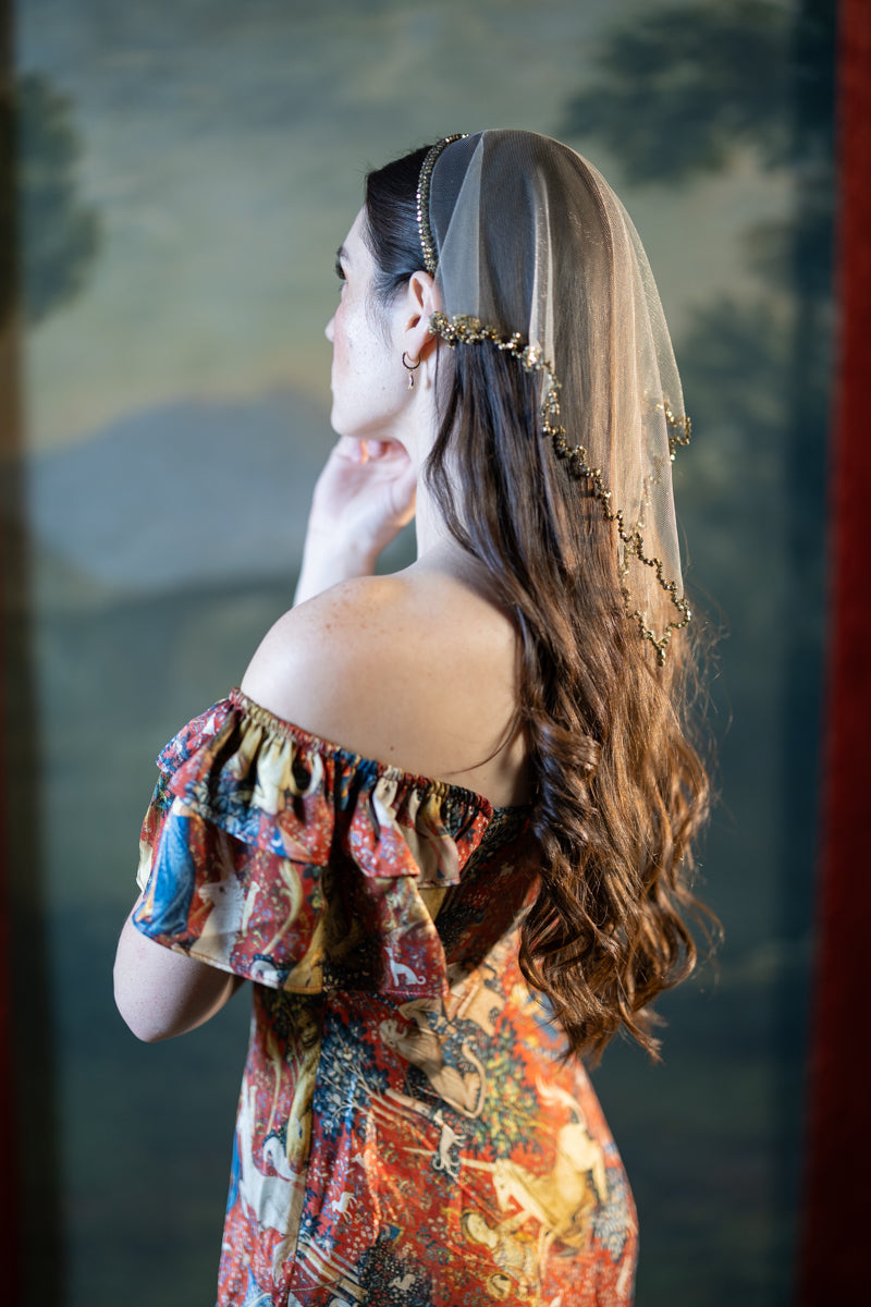 Modern Maiden Headscarf in Halo Gold Pre-Order
