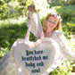 Bewitched Quilted Heart Bag in Cream Florals