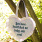 Bewitched Quilted Heart Bag in Cream Florals