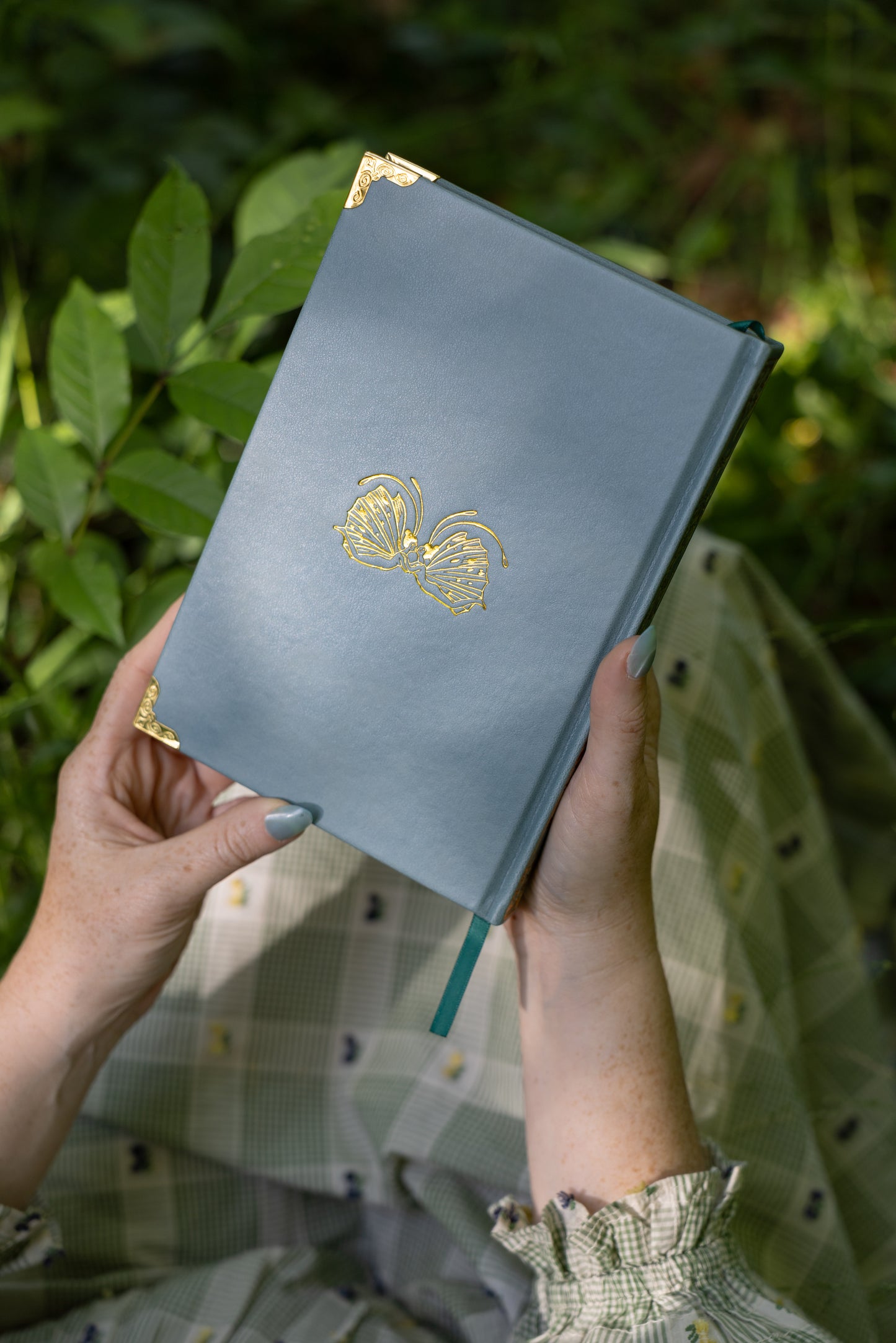 Backyard Fairy Gold Foil Vegan Leather Journal
