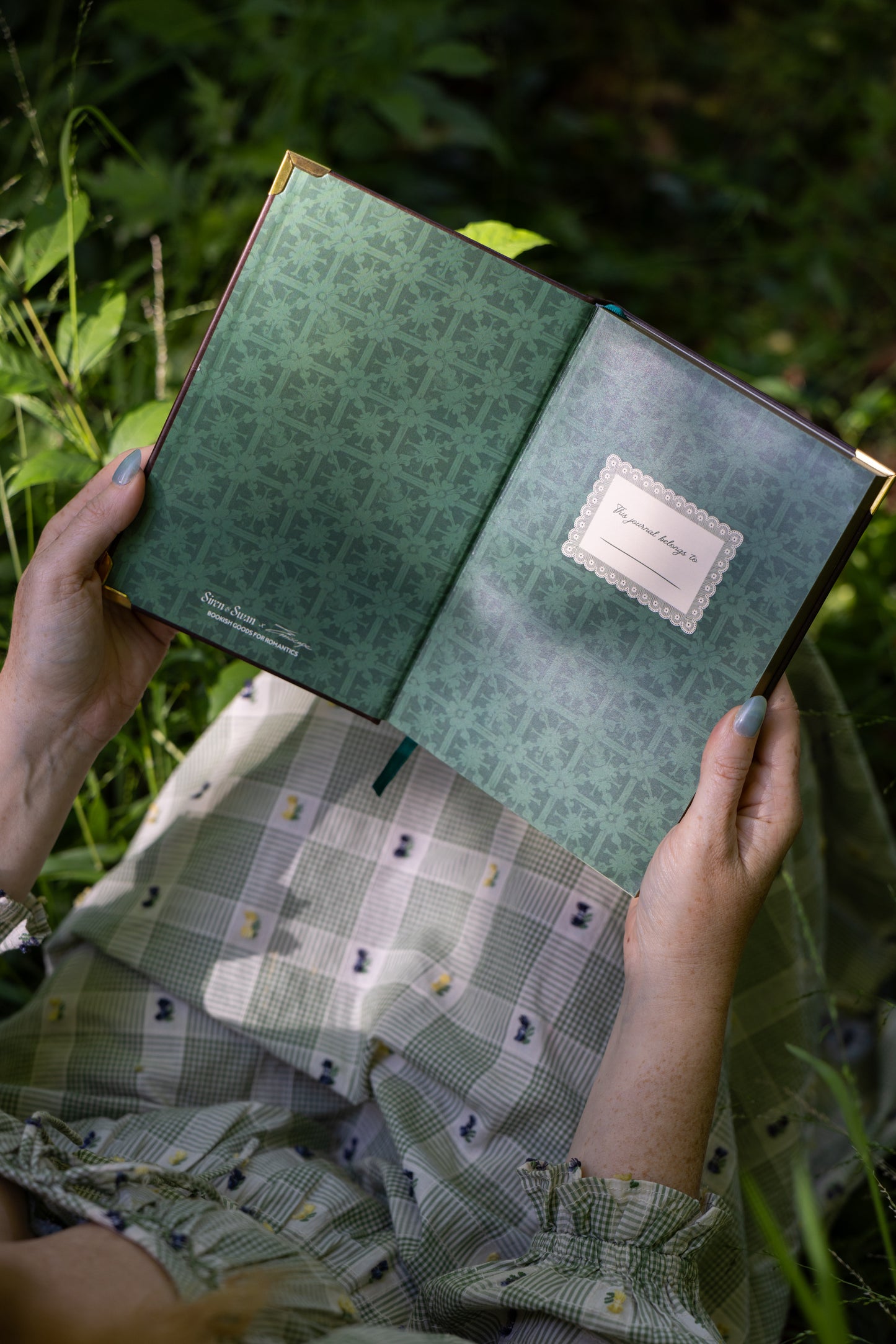 The Dragon Rider's Handbook Gold Foil Vegan Leather Journal - Siren & Swan x Emiscape