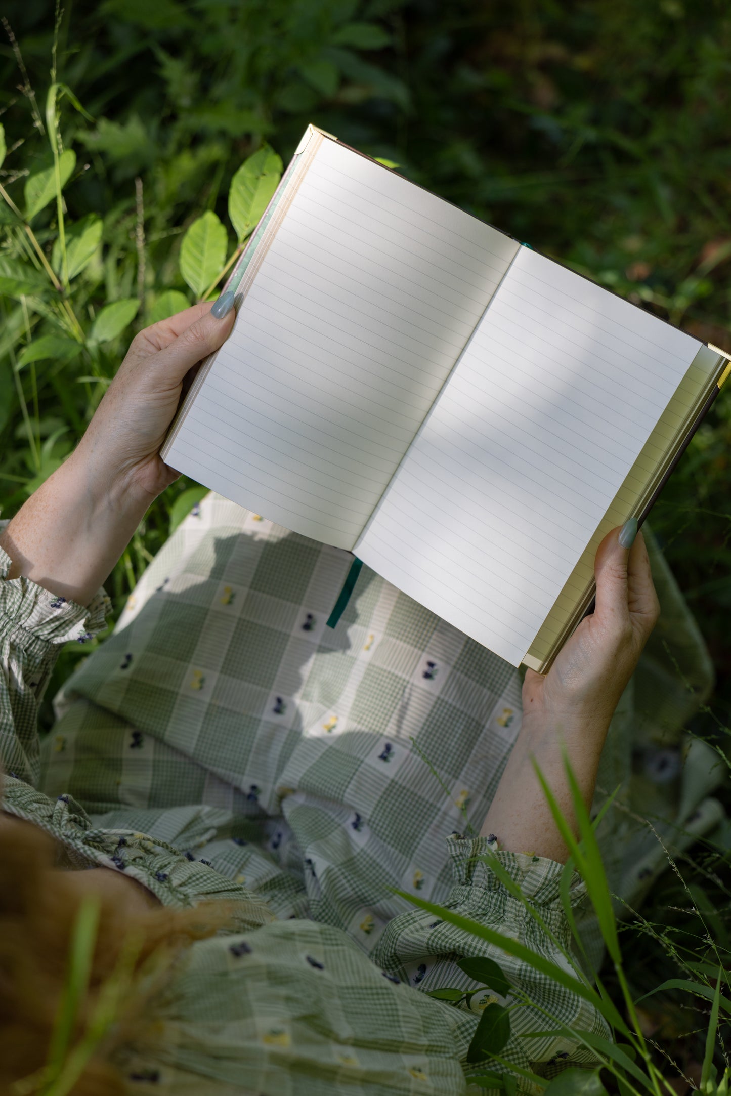 Backyard Fairy Gold Foil Vegan Leather Journal