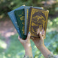 The Dragon Rider's Handbook Gold Foil Vegan Leather Journal - Siren & Swan x Emiscape