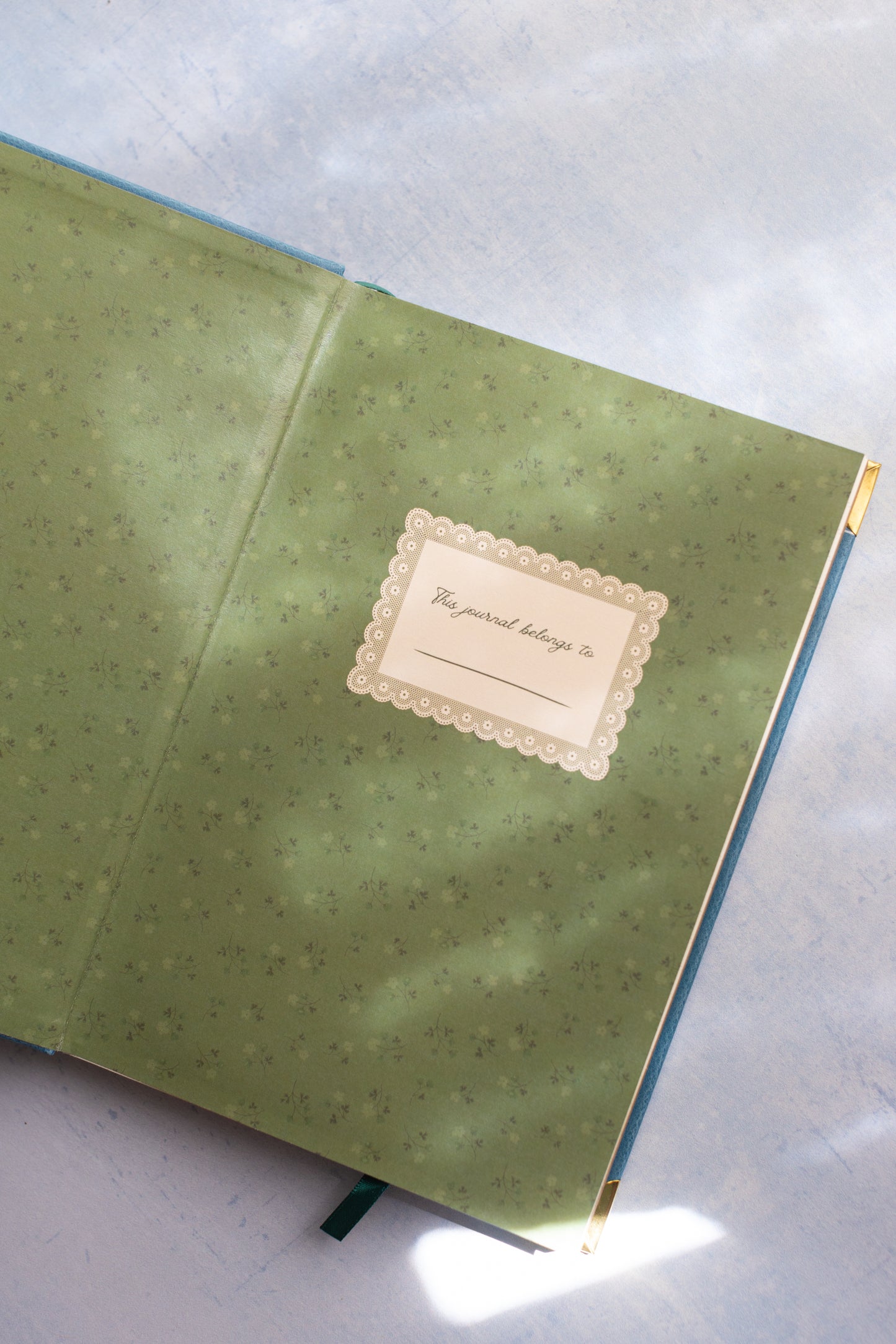 Swan Lake Gold Foil Vegan Leather Journal