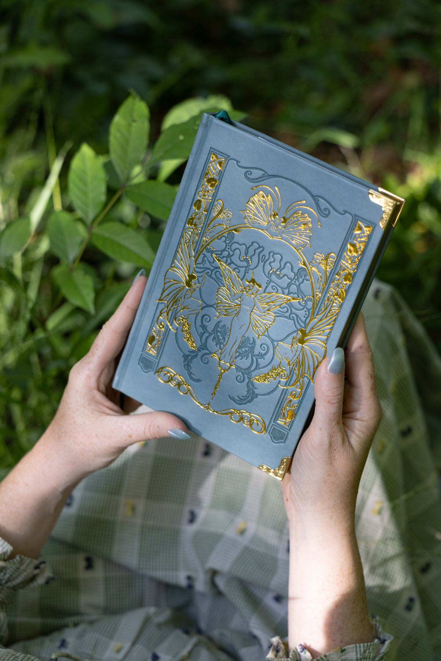 Backyard Fairy Gold Foil Vegan Leather Journal