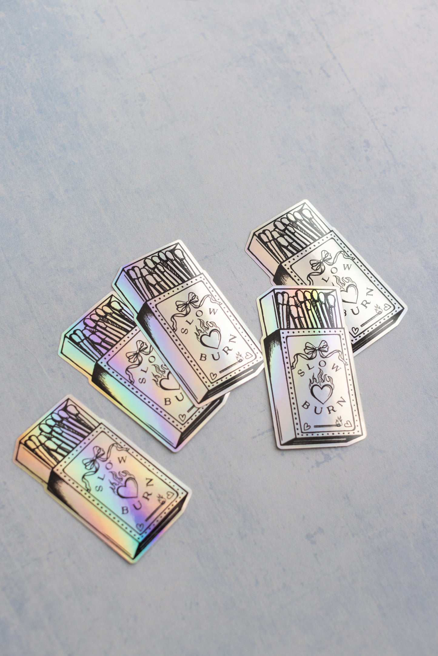 Slow Burn Matchbook Sticker