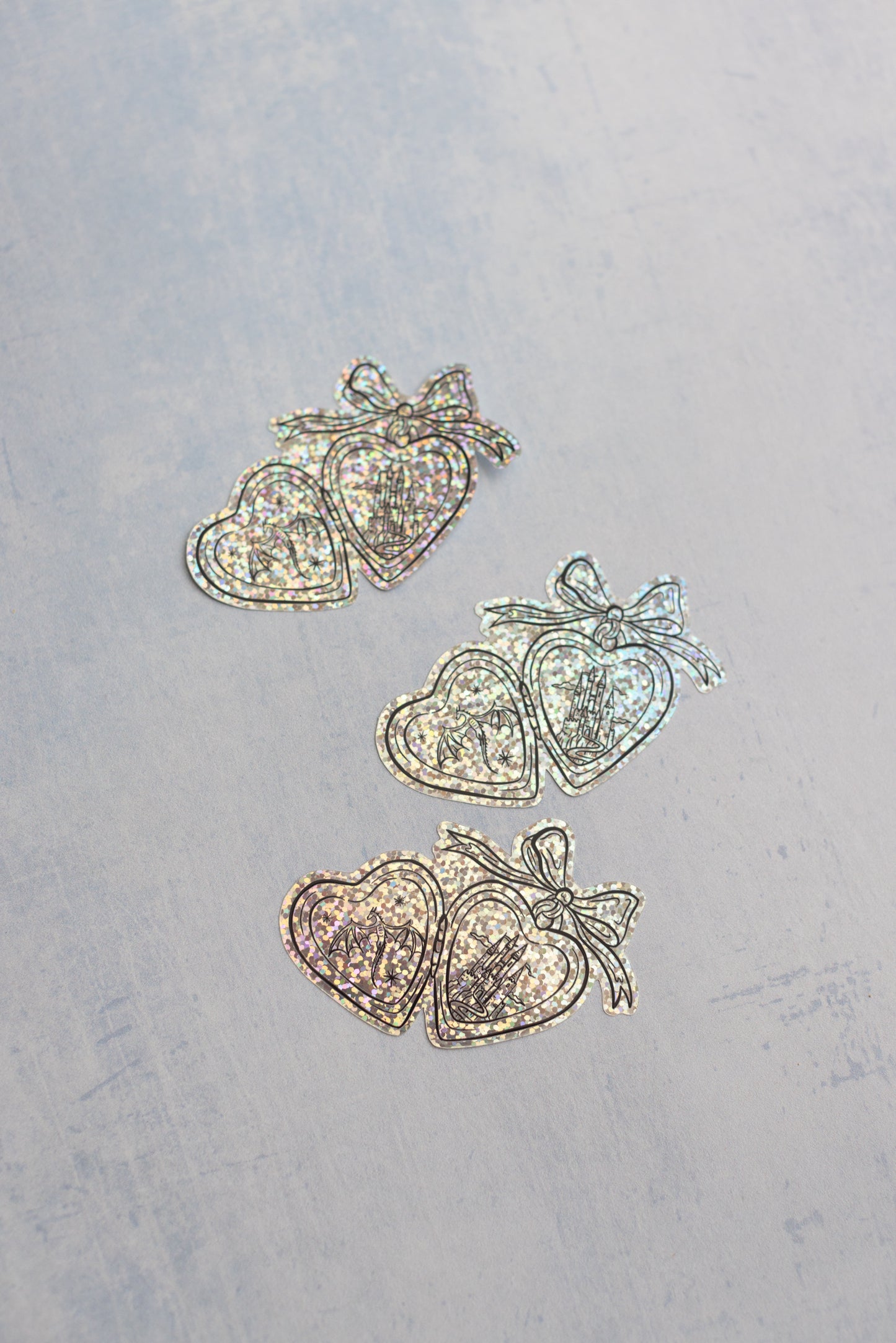 Fantasy Heart Locket Sticker