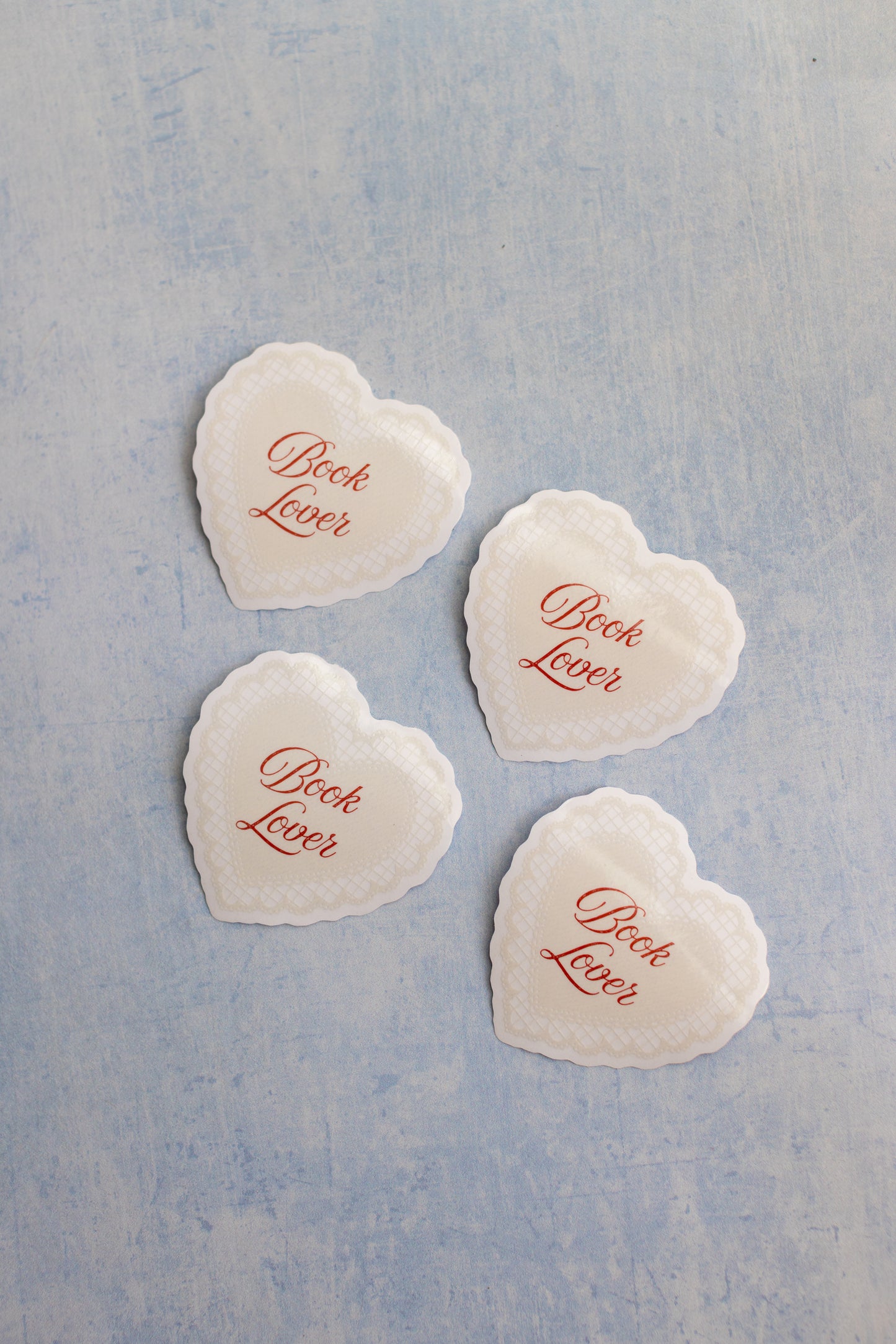 Book Lover Clear Sticker
