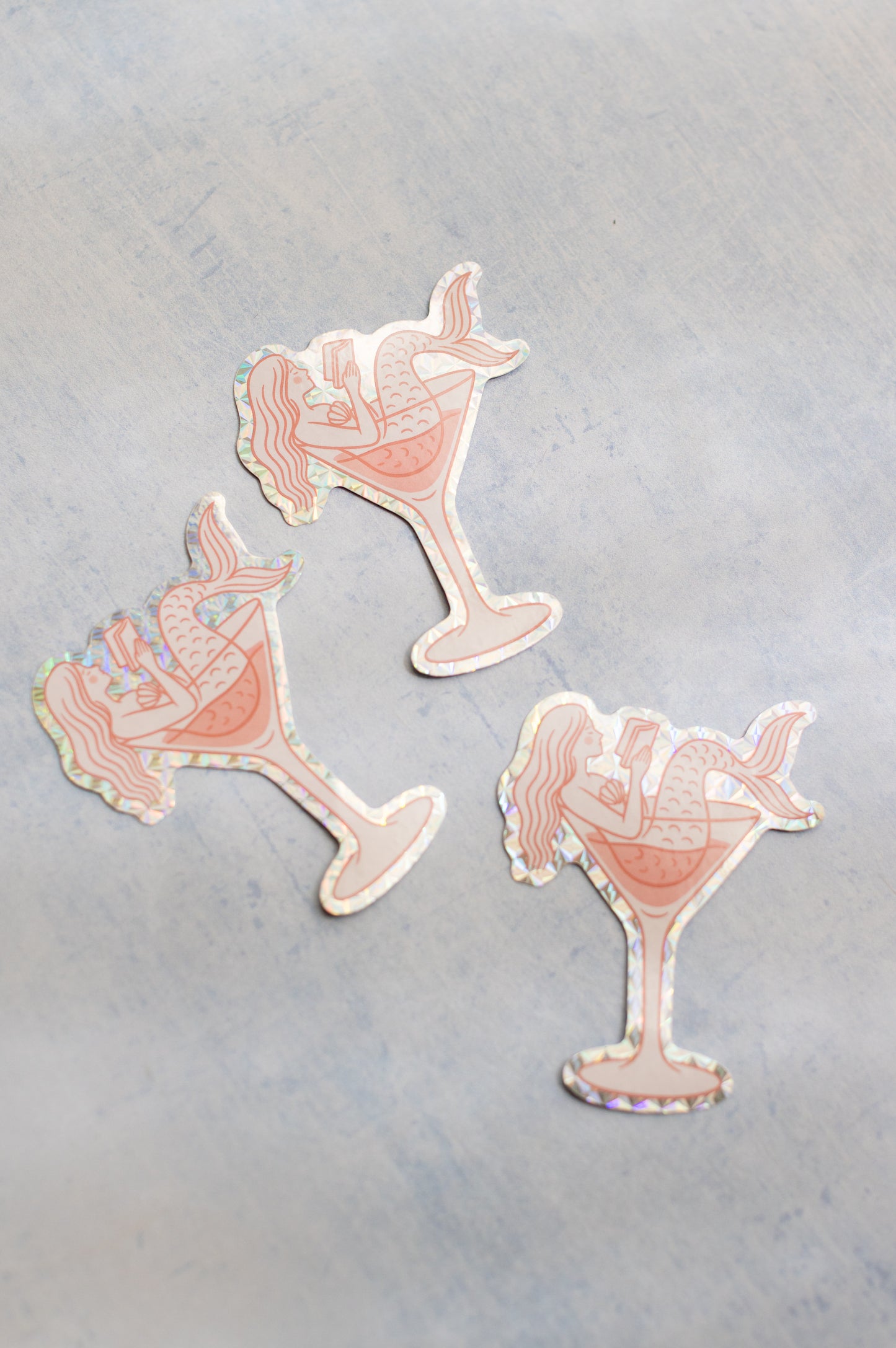 Martini Mermaid Sticker