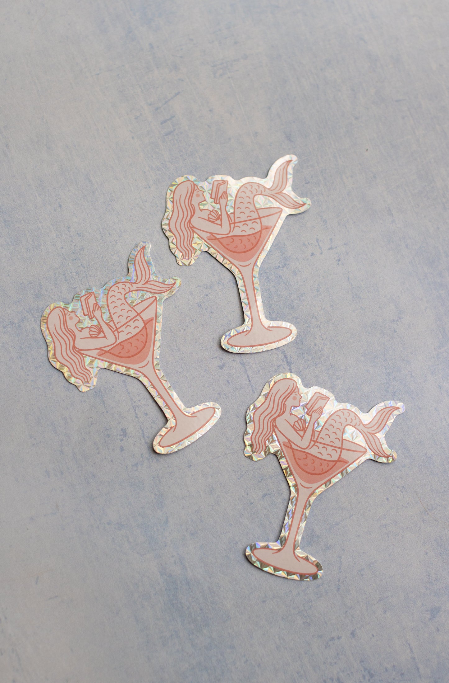 Martini Mermaid Sticker