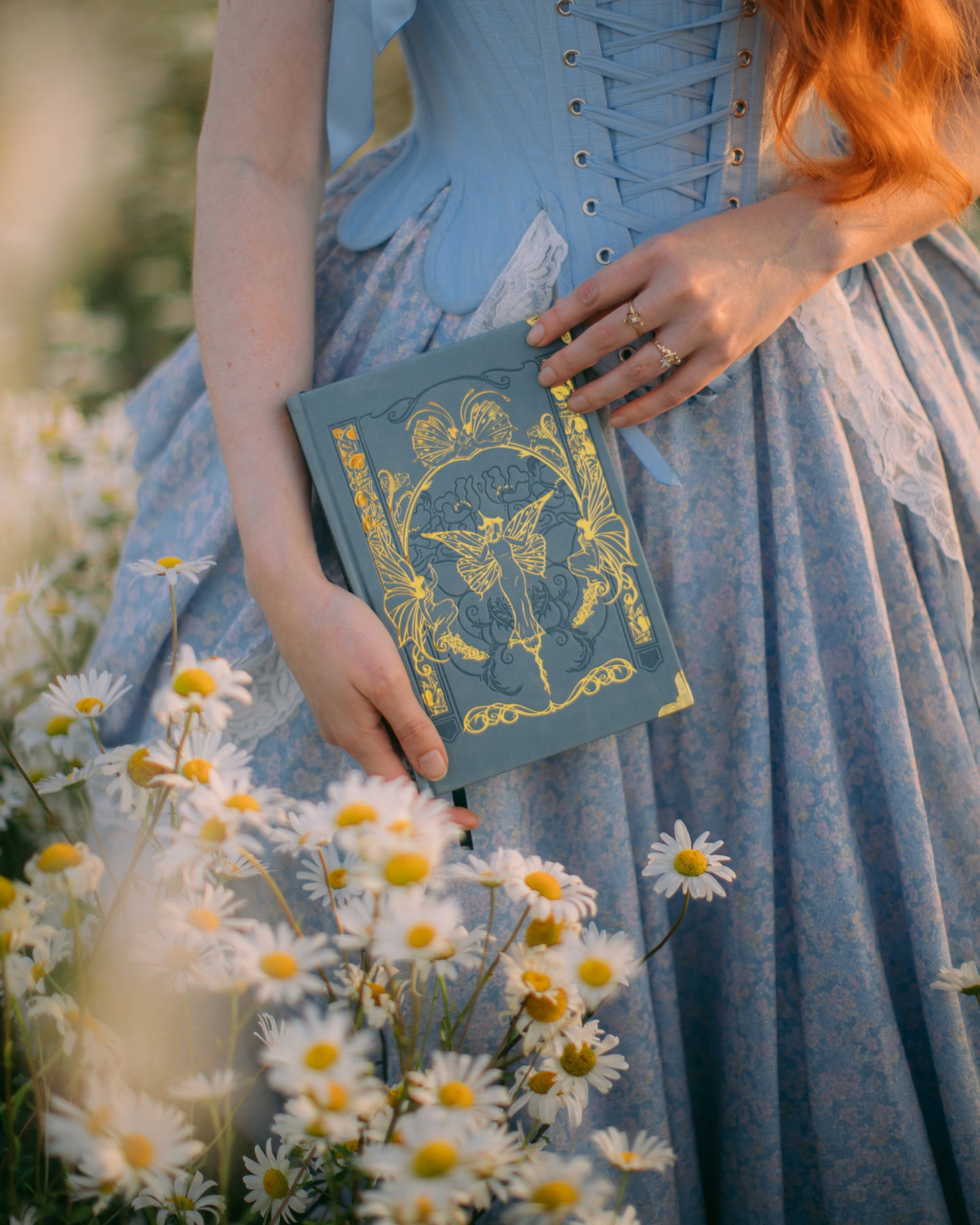 Backyard Fairy Gold Foil Vegan Leather Journal