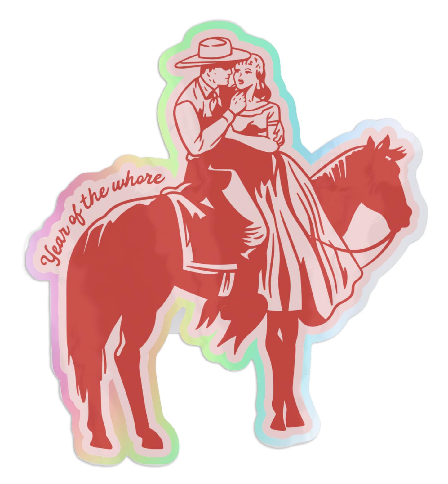 Year of the Whore Sticker